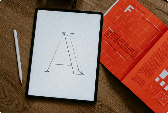 Designer trabalhando